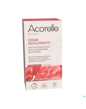 Acorelle creme decolorante visage & corps 2x30ml