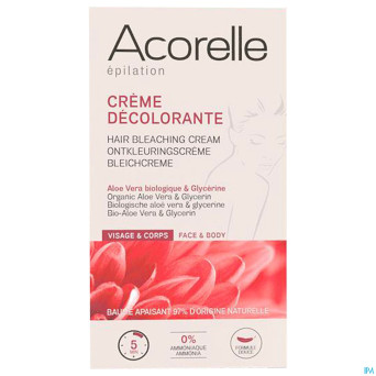 Acorelle creme decolorante visage & corps 2x30ml