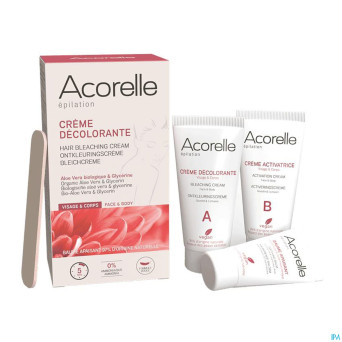 Acorelle creme decolorante visage & corps 2x30ml