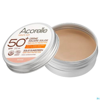 Acorelle creme solaire solide spf30+ 30g