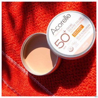 Acorelle creme solaire solide spf30+ 30g