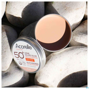 Acorelle creme solaire solide spf30+ 30g