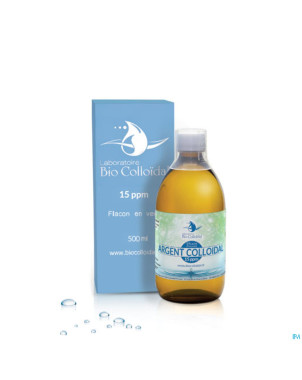 Bio coloidal argent colloidal 15ppm    500ml