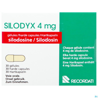 Silodyx 4mg orifarm    caps dur 30x4mg pip