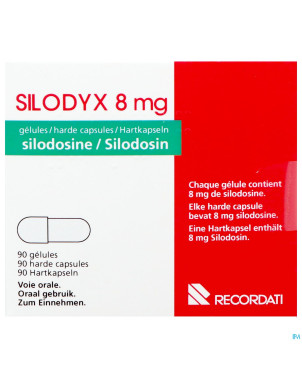 Silodyx 8mg orifarm    caps dur 90x8mg pip