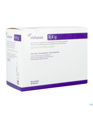 Veltassa 8,4g orifarm    pdr susp buv sach 30 pip