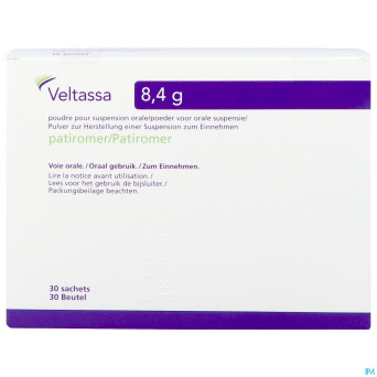 Veltassa 8,4g orifarm    pdr susp buv sach 30 pip