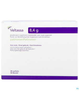 Veltassa 8,4g orifarm    pdr susp buv sach 30 pip