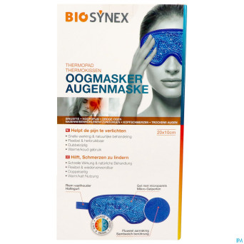 Biosynex coussin thermique masque oculaire 20x10cm