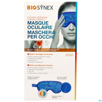 Biosynex coussin thermique masque oculaire 20x10cm