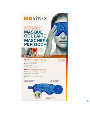 Biosynex coussin thermique masque oculaire 20x10cm