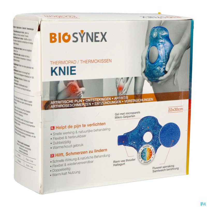 Biosynex coussin thermique genou 22x30cm