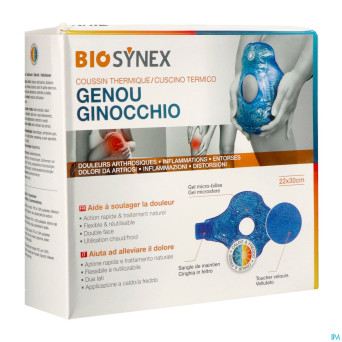 Biosynex coussin thermique genou 22x30cm
