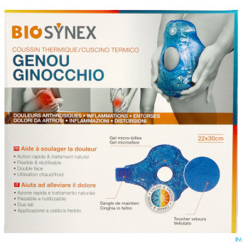 Biosynex coussin thermique genou 22x30cm
