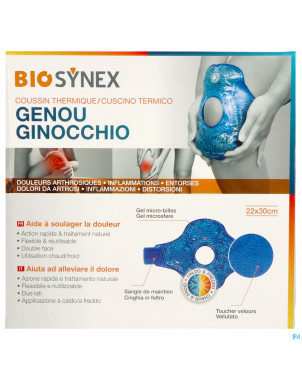 Biosynex coussin thermique genou 22x30cm