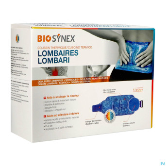 Biosynex coussin thermique lombaires 17x43cm