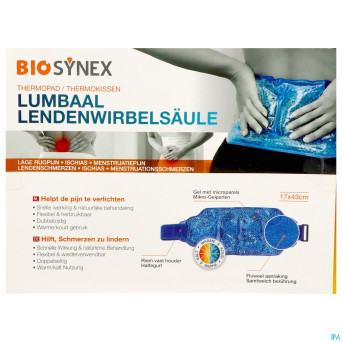 Biosynex coussin thermique lombaires 17x43cm