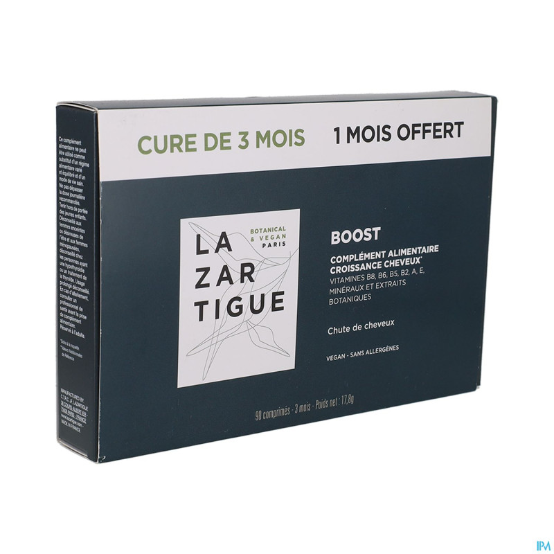 Lazartigue boost chute cheveux cure    comp 90