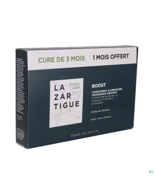 Lazartigue boost chute cheveux cure    comp 90