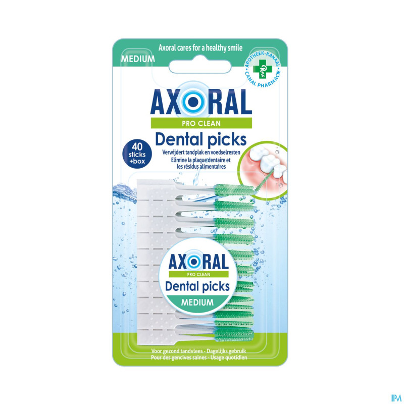Axoral pro-clean dental picks m  40