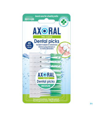 Axoral pro-clean dental picks m  40