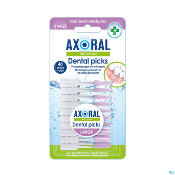 Axoral pro-clean dental picks l  40