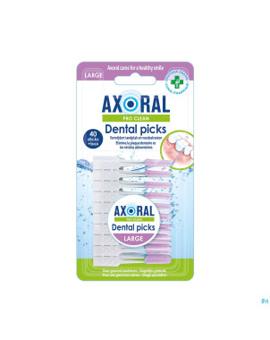Axoral pro-clean dental picks l  40
