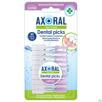 Axoral pro-clean dental picks l  40