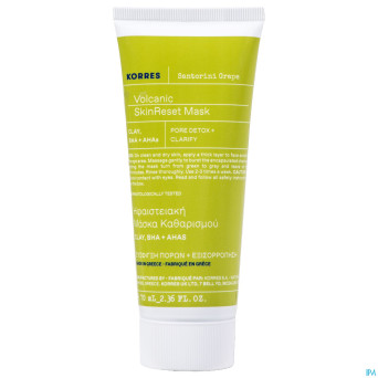 Korres kf raisin santorin masque volc. skinr. 75ml