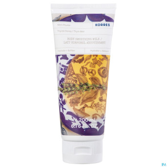 Korres kb lait corporel adoucissant thym miel200ml