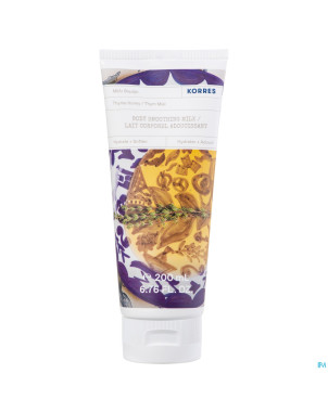 Korres kb lait corporel adoucissant thym miel200ml