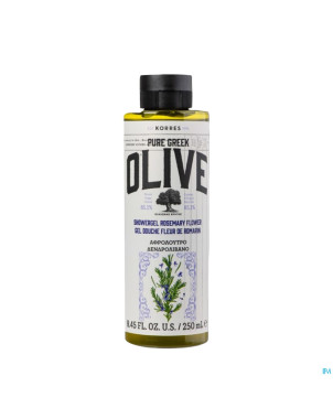 Korres kb gel douche olive & fleur romarin 250ml