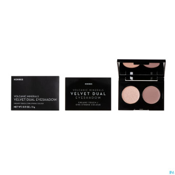 Korres km volc.miner.dual velv.eyesh. pink rose 18