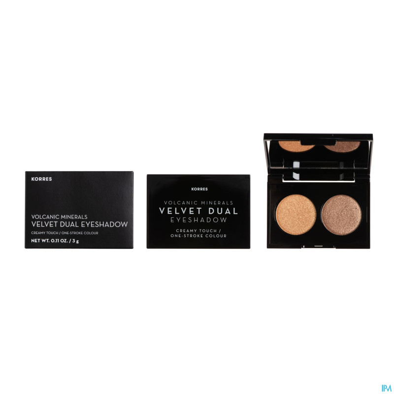 Korres km volc.miner.dual velv.eyesh.golden amb.28