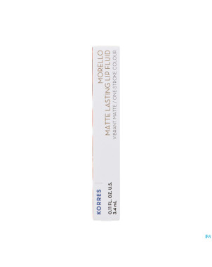 Korres km morello matte lasting lip fluid. nude 07