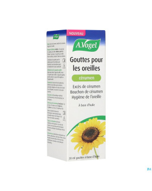 A.vogel gouttes oreilles cerumen    20ml promo