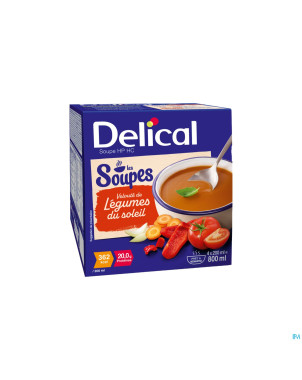 Delical soupe veloute legumes soleil    4x200ml