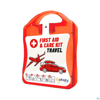 First aid travel kit red box    20 prod.