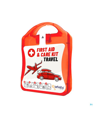First aid travel kit red box    20 prod.
