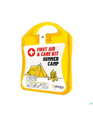 Summer camp first aid&care kit yellow box 18 prod.