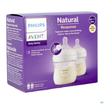 Philips avent natural 3.0 biberon duo    2x125ml