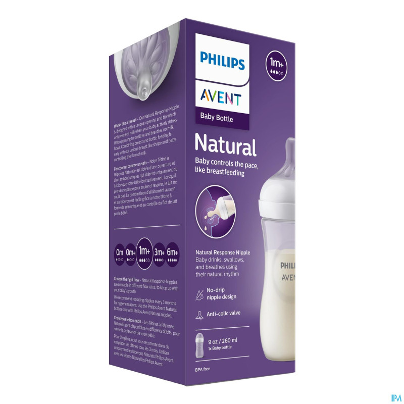 Philips avent natural 3.0 biberon    260ml