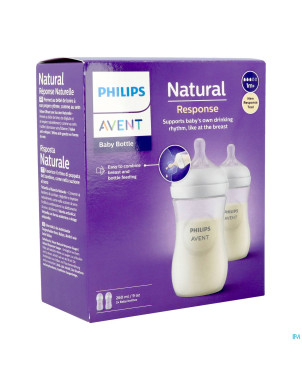 Philips avent natural 3.0 biberon duo    2x260ml