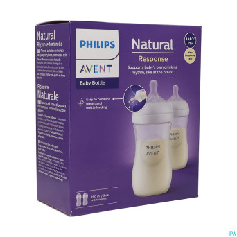 Philips avent natural 3.0 biberon duo    2x260ml