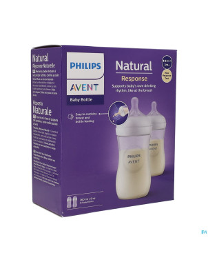 Philips avent natural 3.0 biberon duo    2x260ml