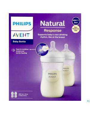 Philips avent natural 3.0 biberon duo    2x260ml