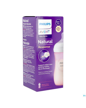 Philips avent natural 3.0 biberon rose    260ml