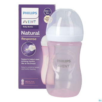 Philips avent natural 3.0 biberon rose    260ml