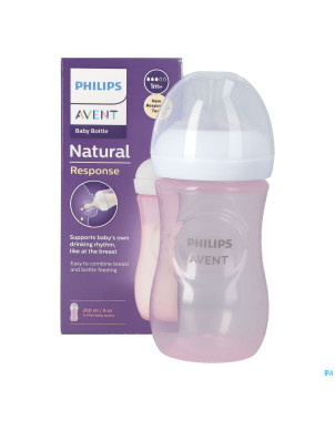 Philips avent natural 3.0 biberon rose    260ml