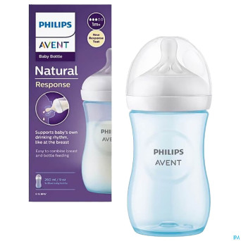 Philips avent natural 3.0 biberon bleu    260ml